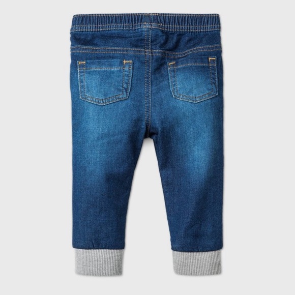 Cat & Jack Dark Knit Denim Jean Pants | NB - Picture 2 of 6